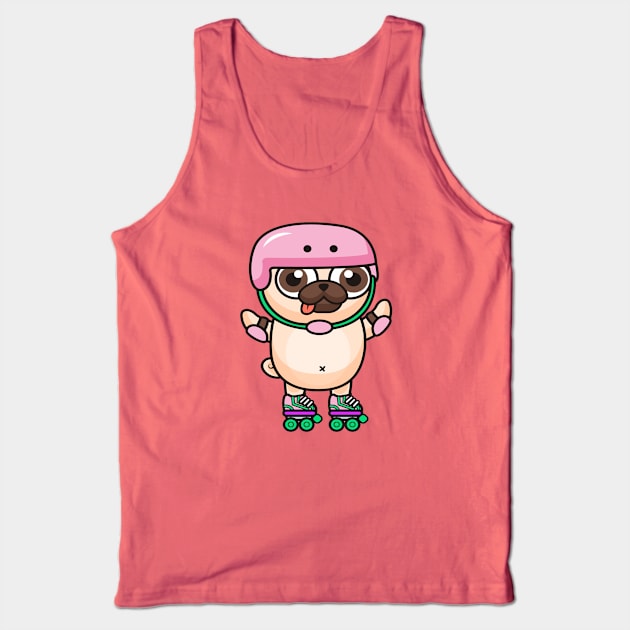 Cute pug lover Tank Top by This is store